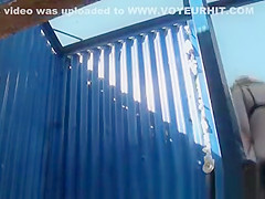 Locker room at the beach