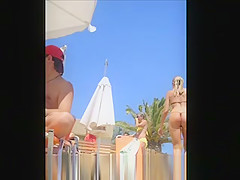 Hot woman at greek beach