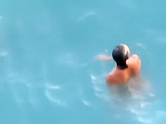 He rides her ass and gets voyeured