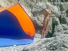 Hot nude woman thinks she is alone