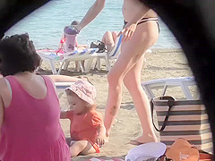 Teens caught fucking on the beach