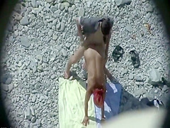 Voyeur caught the ongoing action