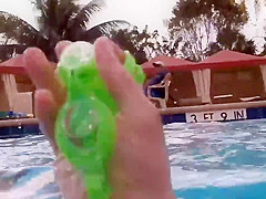 Milf in the swimming pool