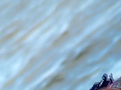 Nice curves peeped in beach cabin