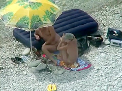 She reads and strokes his dick