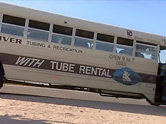 Close to sexy girls by the river