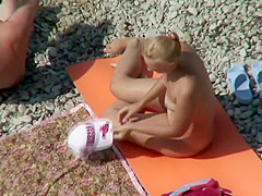 Peeping on nudist friends