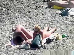 Nudist women in the water