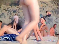 Nudists spied as they have fun