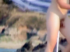 Nudists spied as they have fun