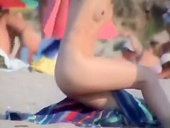 Nudists spied as they have fun