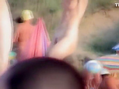 Nudists spied as they have fun