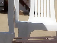 Smooth girl changes in the cabin