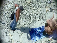 Fucking like rabbits on a beach