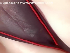 Wet bikini became fully transparent