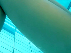 Underwater spying of a hot teen girl