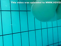 Underwater spying of a hot teen girl