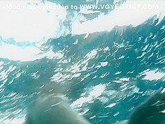 Underwater spying of a hot teen girl