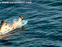 Floating on top of girlfriend's pussy