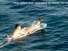 Floating on top of girlfriend's pussy