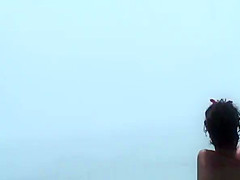 Thin nudist and chubby nudist