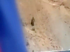 Priceless voyeur view of her pussy hair