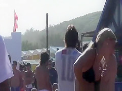 Blonde chick with great ass