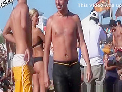 Blonde chick with great ass