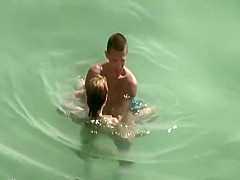 Voyeur spies on couple trying to fuck