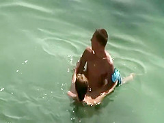 Voyeur spies on couple trying to fuck