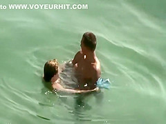 Voyeur spies on couple trying to fuck