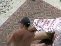 He likes watching on his wive's pussy