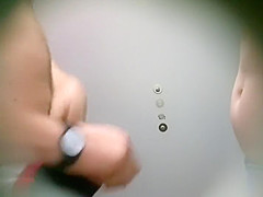 Boyfriend and girlfriend in a pool cabin