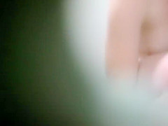 Boyfriend and girlfriend in a pool cabin