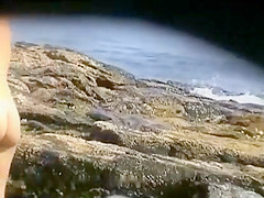 Zoomed in views on a nudist beach