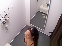 Dressing room at the store.