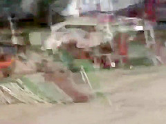 Girl with a fantastic ass plays volleyball