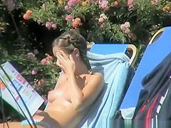 Reading sun bather