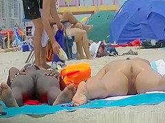 Nudist ebony and big tits nudist at beach