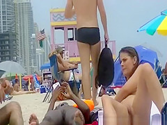 Nudist ebony and big tits nudist at beach