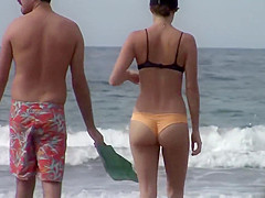 Missionary sex on the beach