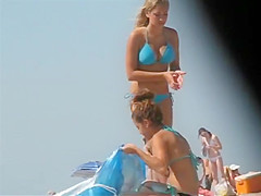 Watch them blow at the beach