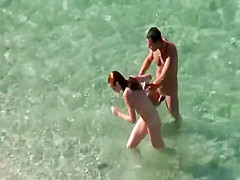 Sweet ass of a tall nudist girl