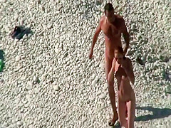 Sweet ass of a tall nudist girl