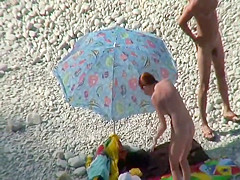 Sweet ass of a tall nudist girl