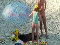 Sweet ass of a tall nudist girl