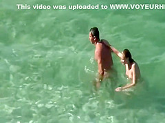 Sweet ass of a tall nudist girl