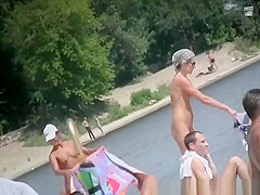 Brunette nude woman and other naked women