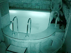 Spying neighbor's sex in an outside pool