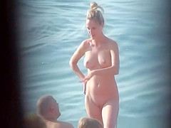 Nice body nudist woman